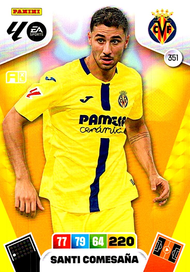 ADRENALYN LA LIGA 2025/2026 SANTI COMESAÑA VILLARREAL CF Nº351
