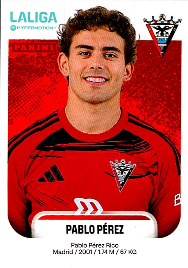 LALIGA HYPERMOTION 2025-26 PABLO PEREZ MIRANDES Nº315B