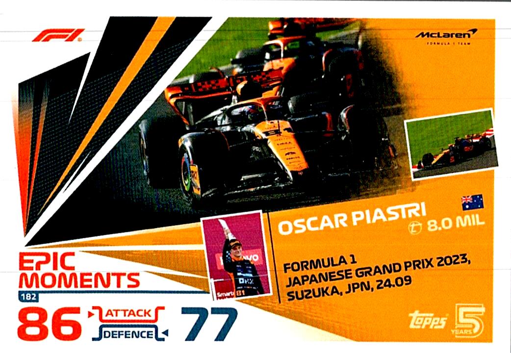 TOPPS TURBO ATTAX 2024 Nº182