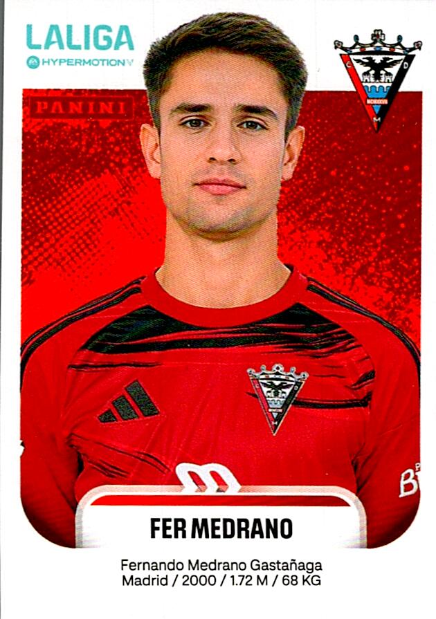 LALIGA HYPERMOTION 2025-26 FER MEDRANO MIRANDES Nº316