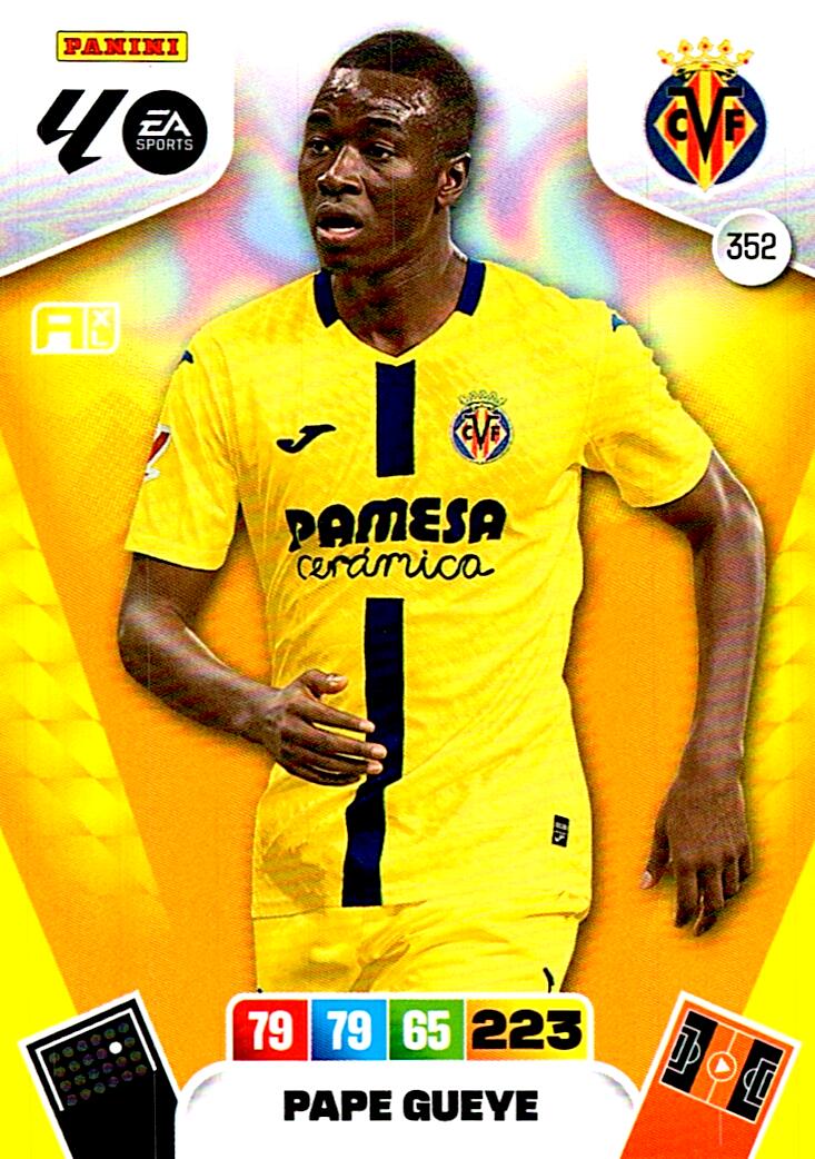 ADRENALYN LA LIGA 2025/2026 PAPE GUEYE VILLARREAL CF Nº352
