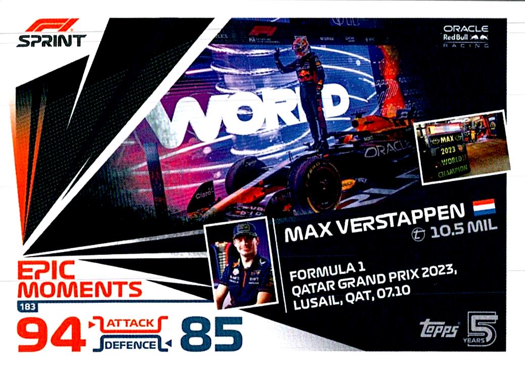 TOPPS TURBO ATTAX 2024 Nº183