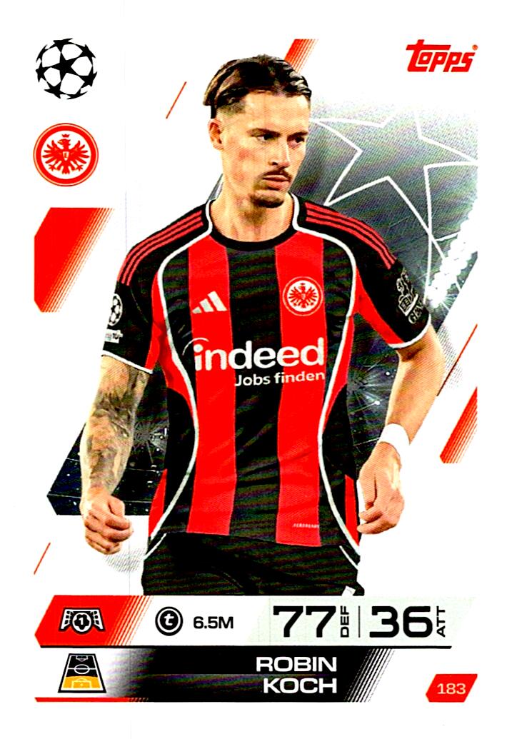 MATCH ATTAX CHAMPIONS LEAGUE 2025/2026 ROBIN KOCH Nº183