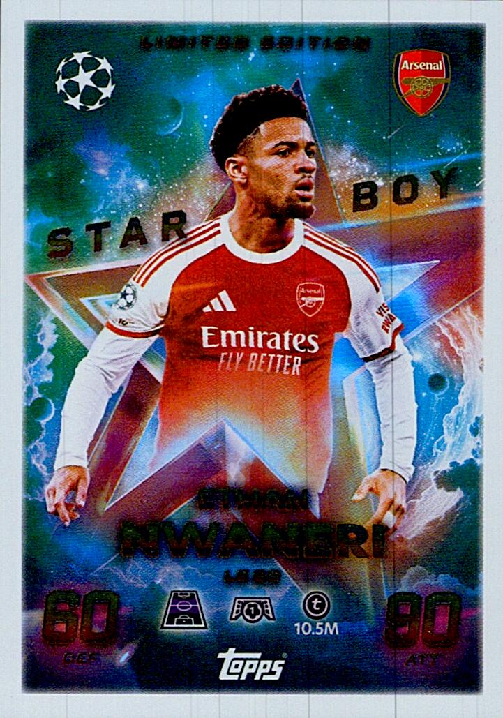 MATCH ATTAX CHAMPIONS LEAGUE 2025/2026 NWANERI LIMITED EDITION NºLE23