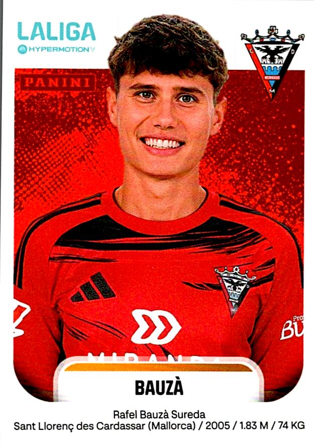 LALIGA HYPERMOTION 2025-26 BAUZA MIRANDES Nº318
