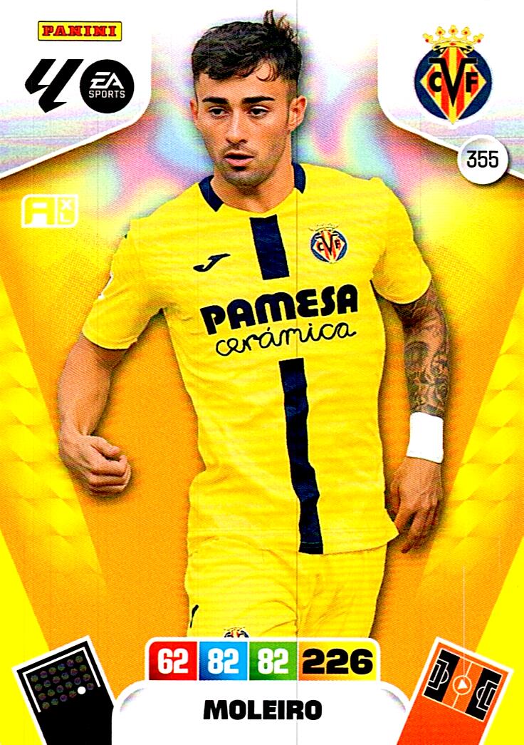 ADRENALYN LA LIGA 2025/2026 MOLEIRO VILLARREAL CF Nº355
