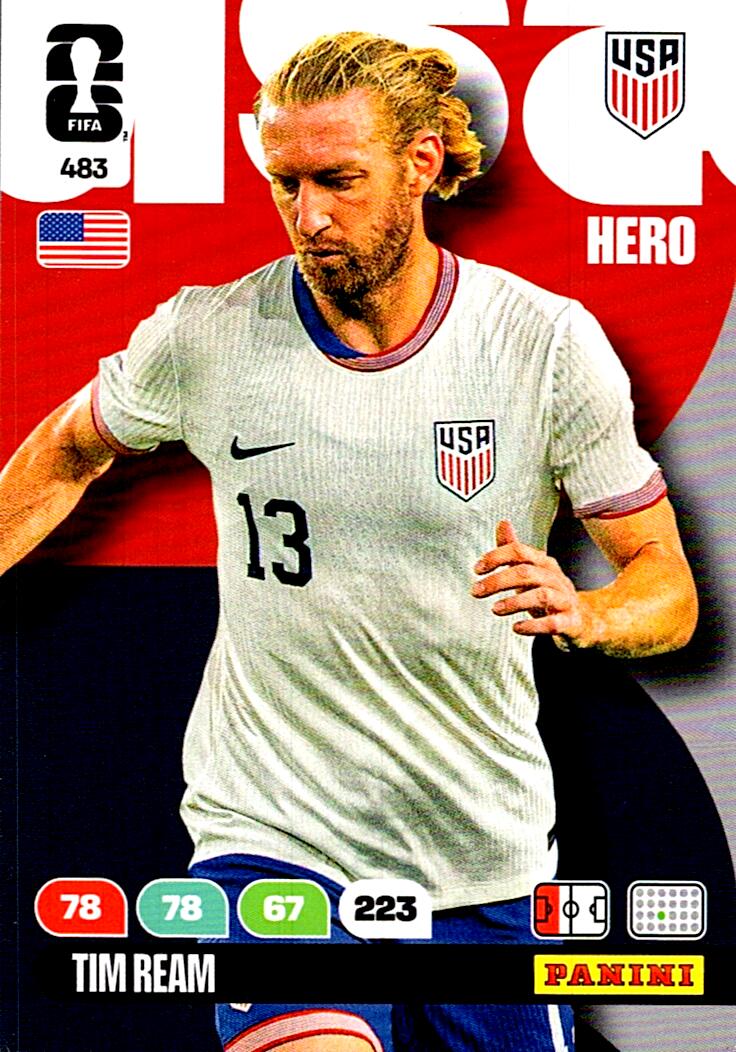ADRENALYN WORLD CUP 2026 TIM REAM UNITED STATES Nº483