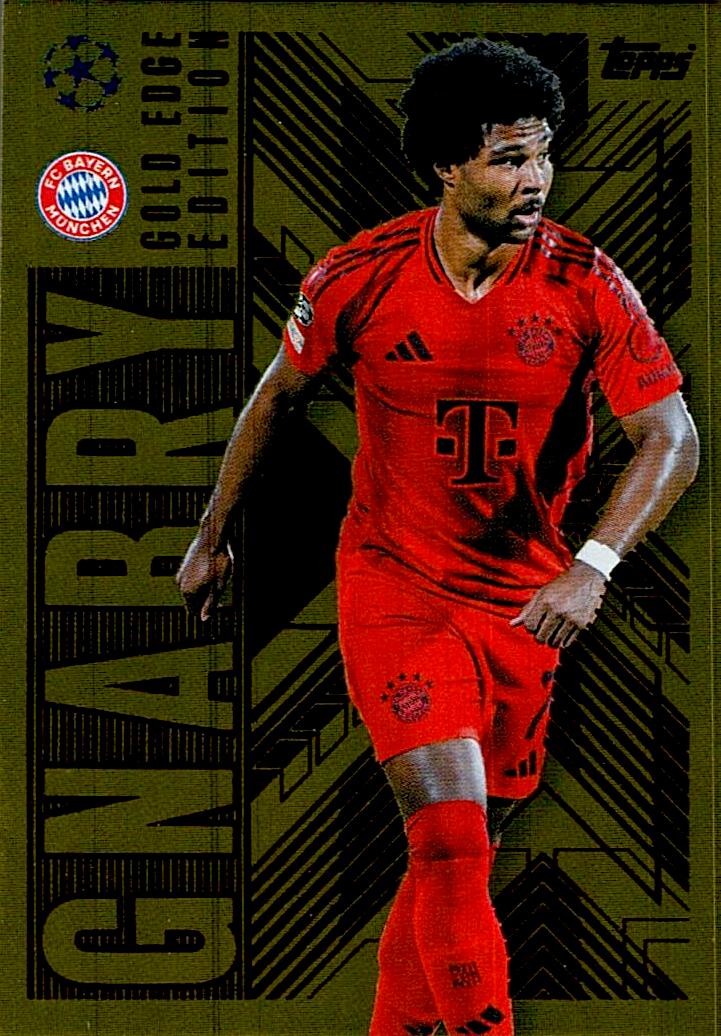Match Attax Extra 2025 Gnabry Gold Edge nºGOL6