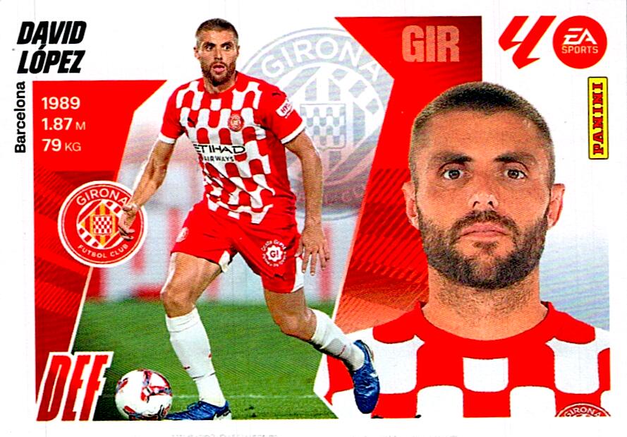 LIGA ESTE 2025/2026 GIRONA FC DAVID LOPEZ Nº7