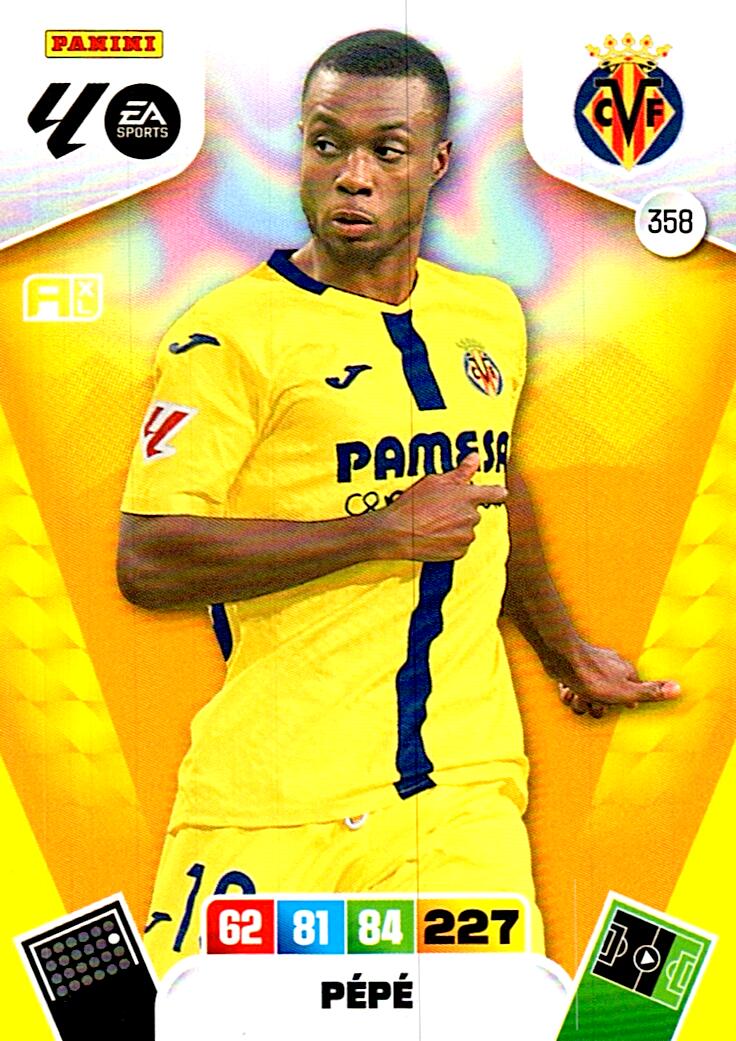 ADRENALYN LA LIGA 2025/2026 PEPE VILLARREAL CF Nº358