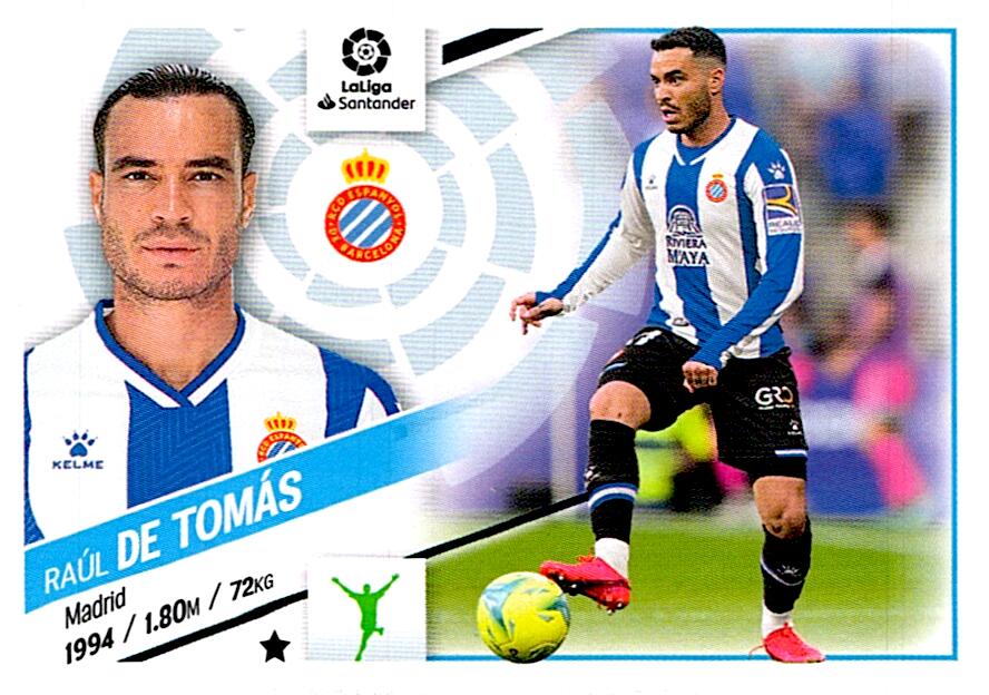 Cromo Liga Este 2022/2023 DE TOMAS RCD ESPANYOL Nº19