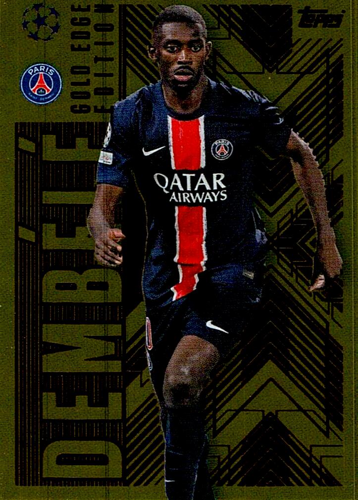 Match Attax Extra 2025 Dembélé Gold Edge nºGOL8