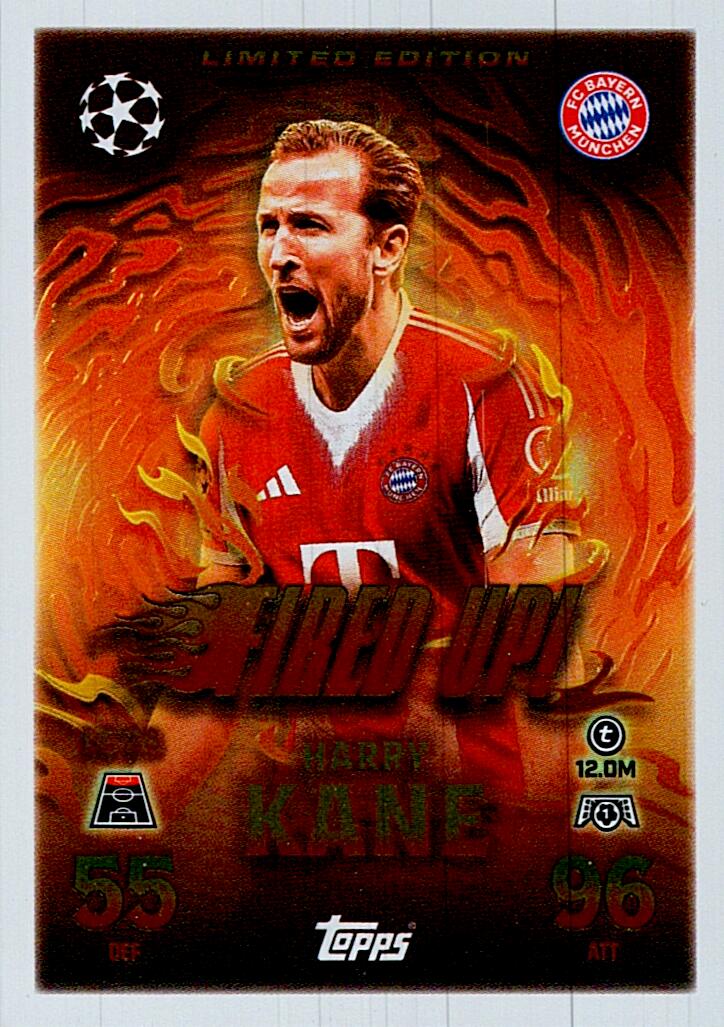 MATCH ATTAX CHAMPIONS LEAGUE 2025/2026 HARRY KANE LIMITED EDITION NºLE28