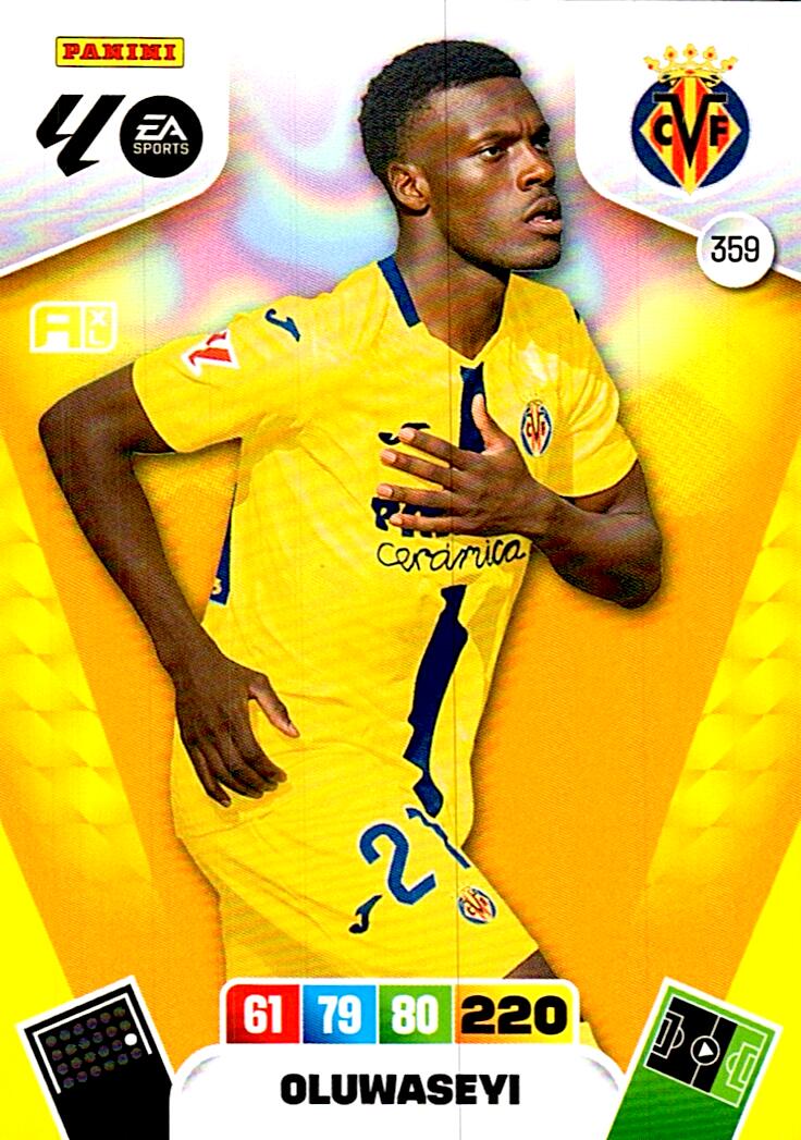 ADRENALYN LA LIGA 2025/2026 OLUWASEYI VILLARREAL CF Nº359
