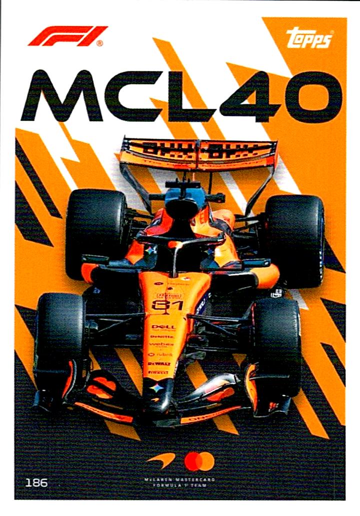 TURBO ATTAX FORMULA 1 2026 OSCAR PIASTRI MCLAREN MCL40 Nº186