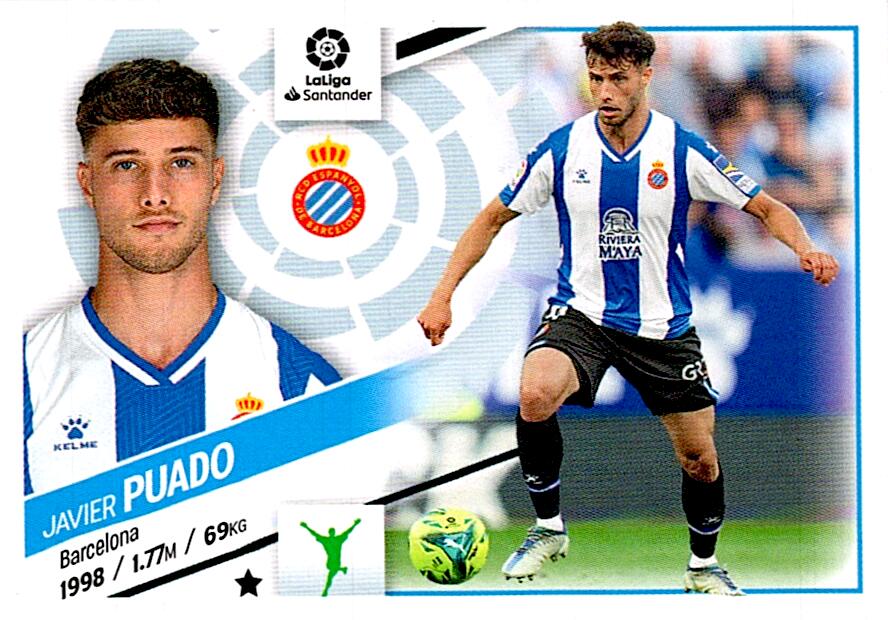 Cromo Liga Este 2022/2023 PUADO RCD ESPANYOL Nº20