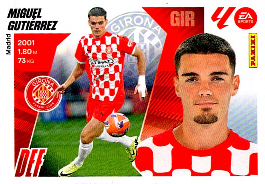 LIGA ESTE 2025/2026 GIRONA FC MIGUEL GUTIERREZ Nº10