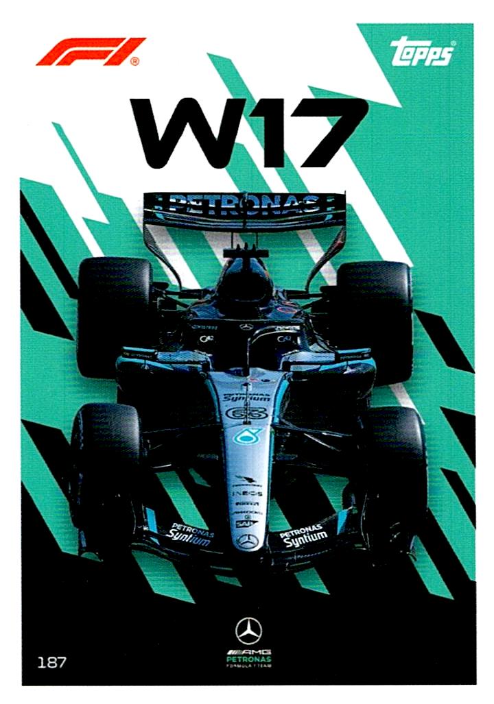TURBO ATTAX FORMULA 1 2026 GEORGE RUSSELL MERCEDES W17 Nº187