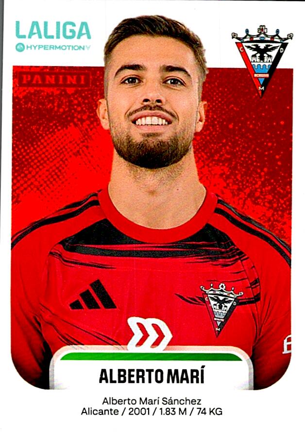 LALIGA HYPERMOTION 2025-26 ALBERTO MARI MIRANDES Nº323