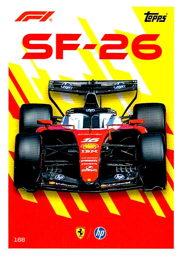 TURBO ATTAX FORMULA 1 2026 CHARLES LECLERC FERRARI SF-26 Nº188