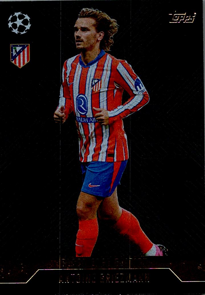 Match Attax Extra 2025 Antoine Griezmann Black Edge nºBLA2
