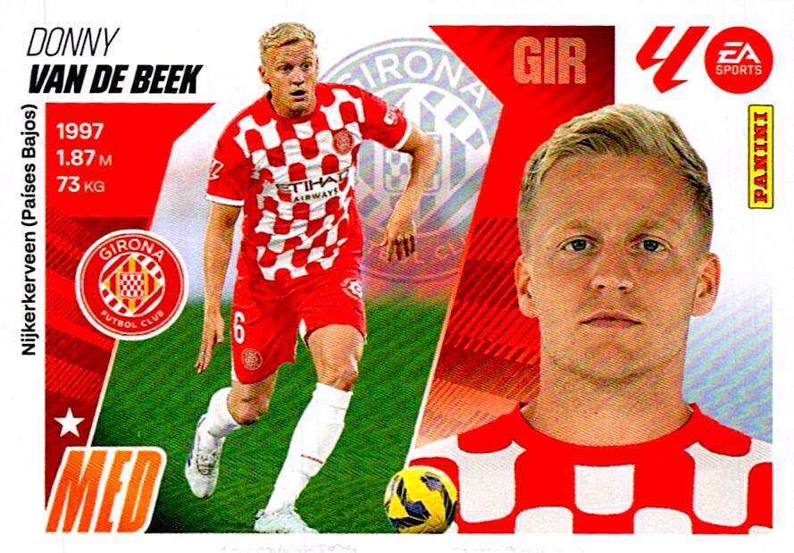LIGA ESTE 2025/2026 GIRONA FC VAN DE BEEK Nº12
