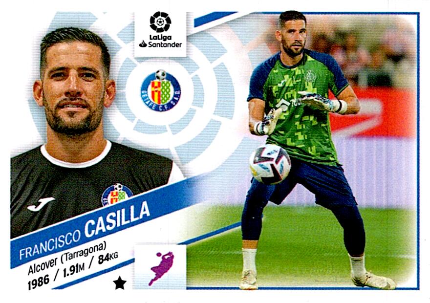 Cromo Liga Este 2022/2023 CASILLA GETAFE CF Nº4 TERCERA EDICION