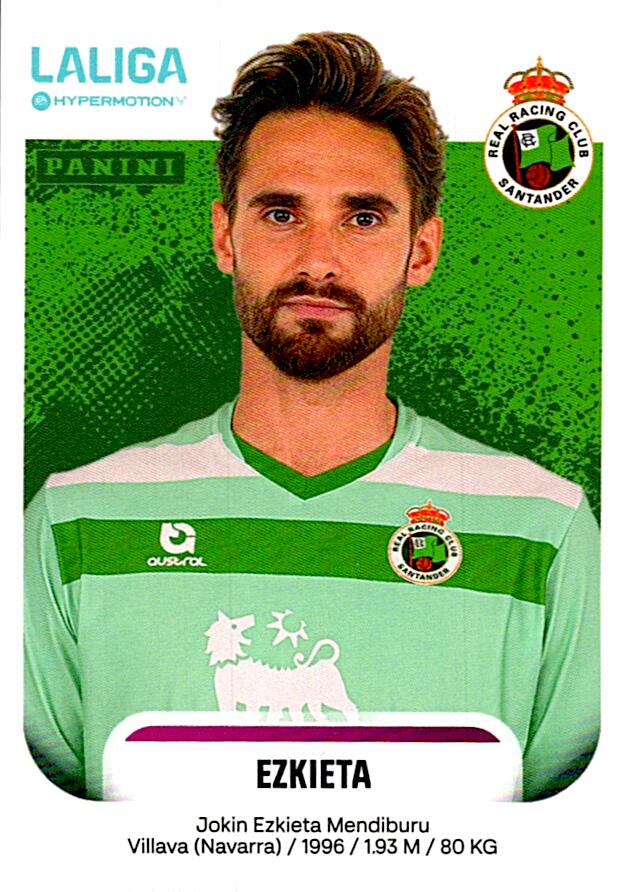LALIGA HYPERMOTION 2025-26 EZKIETA RACING DE SANTANDER Nº327