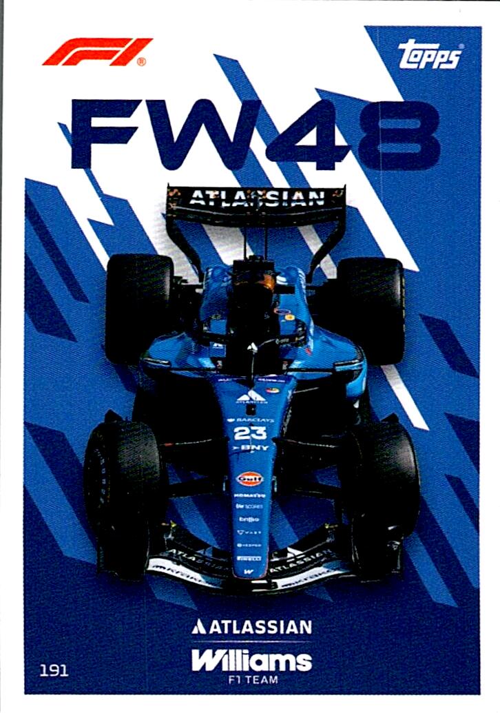 TURBO ATTAX FORMULA 1 2026 ALEX ALBON WILLIAMS FW48 Nº191