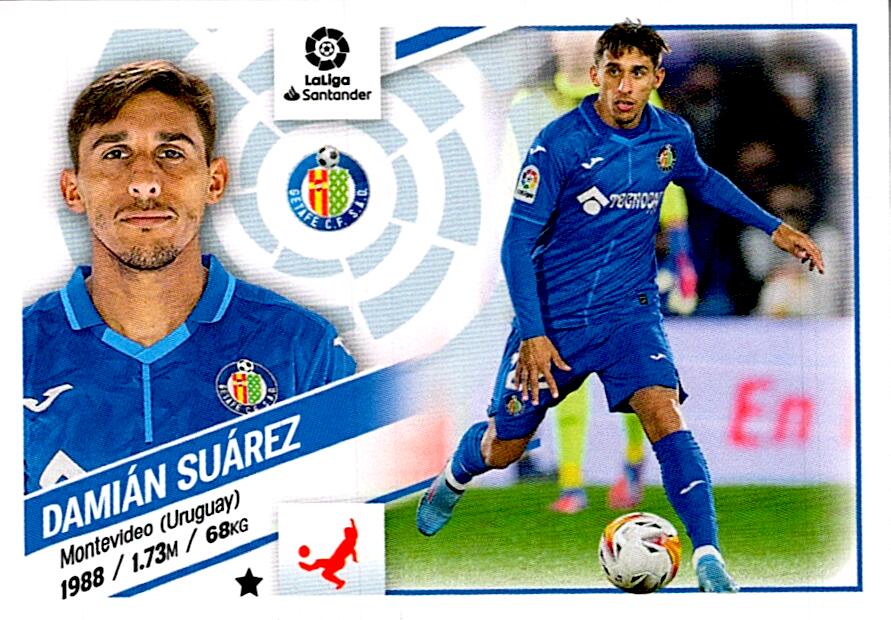 Cromo Liga Este 2022/2023 DAMIAN SUAREZ GETAFE CF Nº5