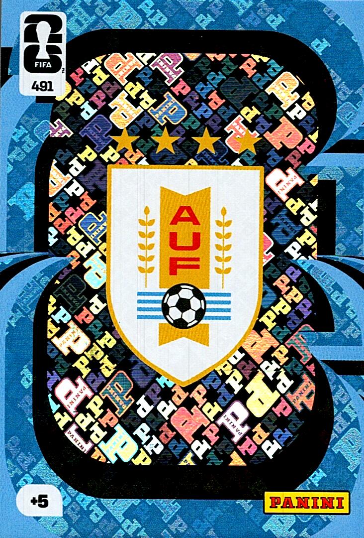 ADRENALYN WORLD CUP 2026 ESCUDO URUGUAY Nº491