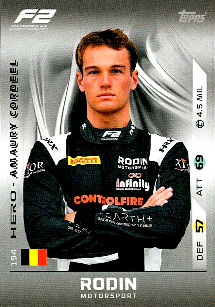 Turbo Attax 2025 AMAURY CORDEEL nº194