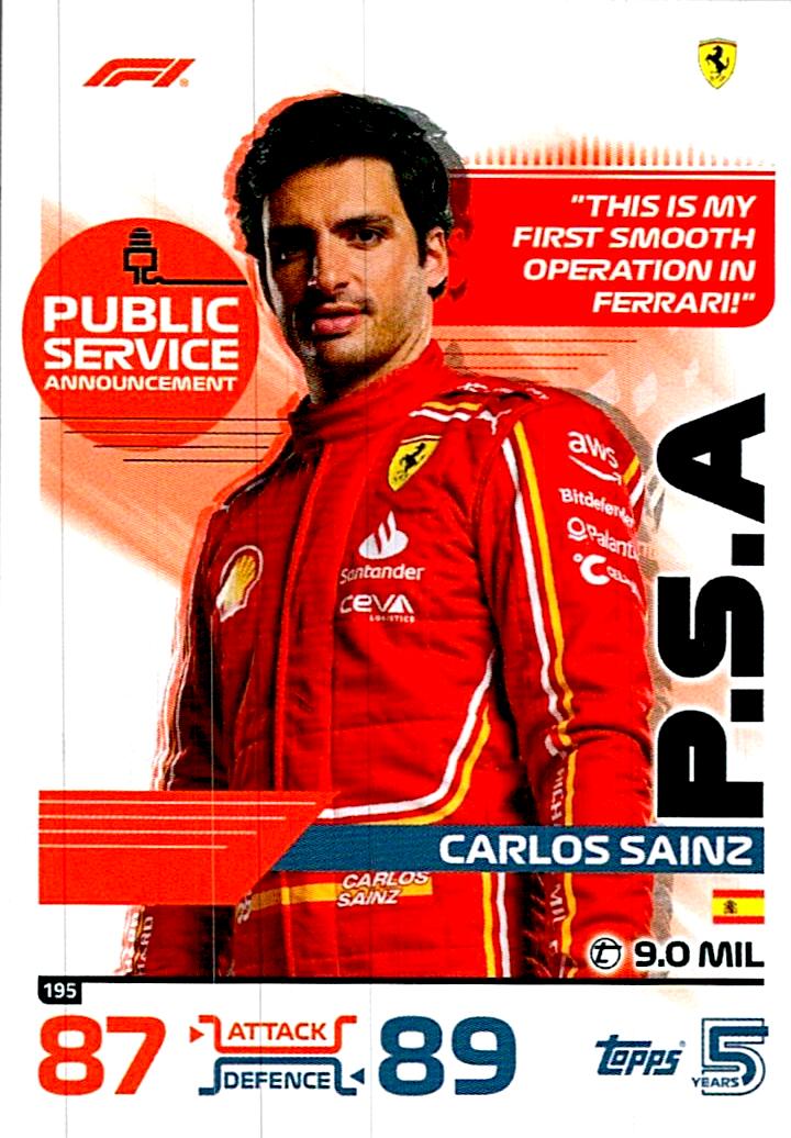 TOPPS TURBO ATTAX 2024 Nº195