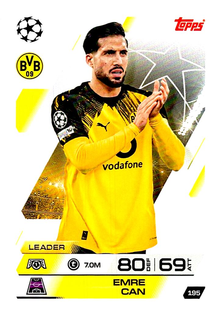 MATCH ATTAX CHAMPIONS LEAGUE 2025/2026 EMRE CAN Nº195
