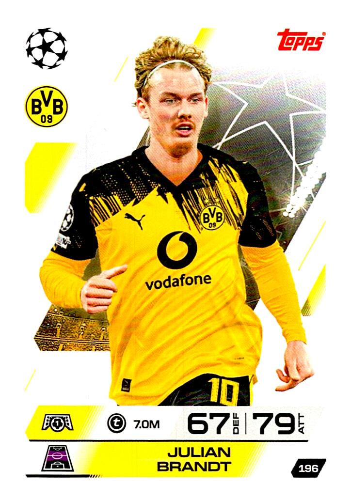 MATCH ATTAX CHAMPIONS LEAGUE 2025/2026 JULIAN BRANDT Nº196