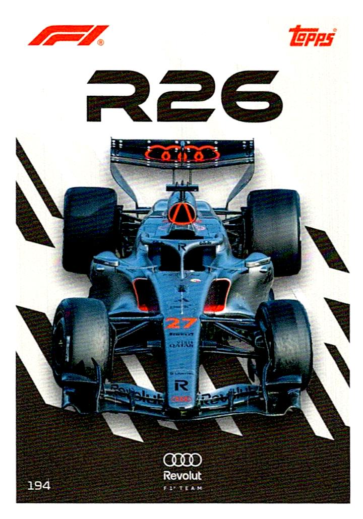 TURBO ATTAX FORMULA 1 2026 NICO HULKENBERG AUDI R26 Nº194