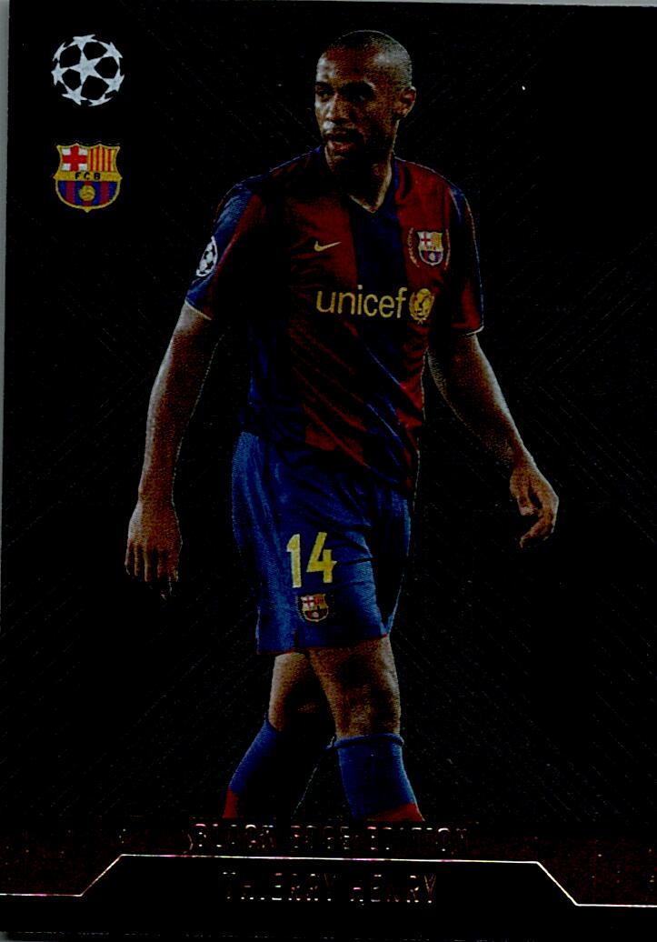 Match Attax Extra 2025 Thierry Henry Black Edge nºBLA7