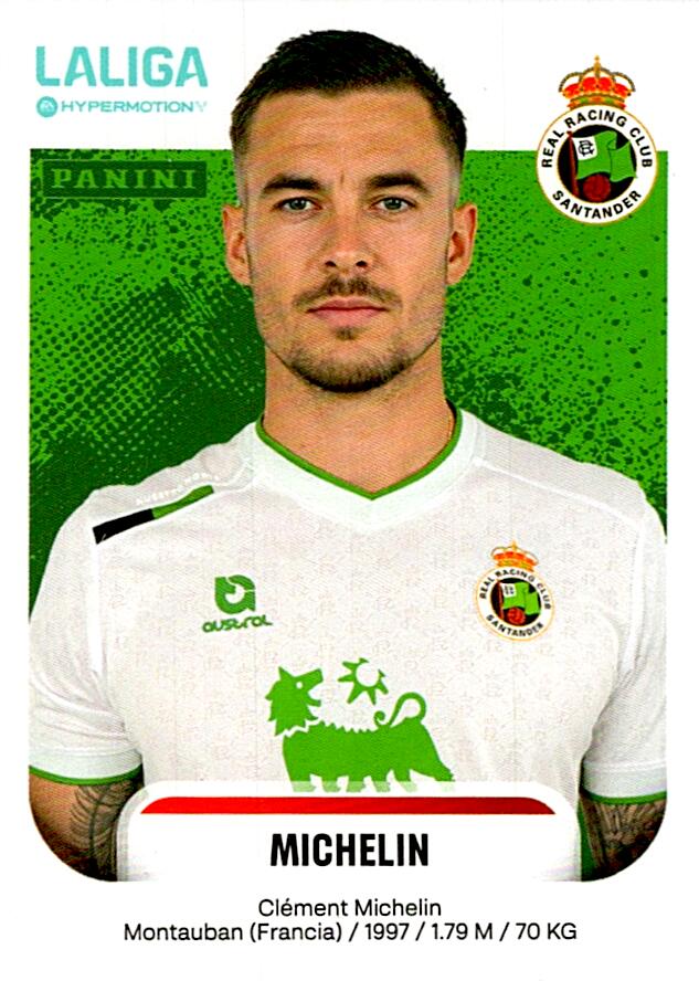 LALIGA HYPERMOTION 2025-26 MICHELIN RACING DE SANTANDER Nº329B