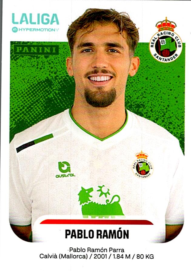 LALIGA HYPERMOTION 2025-26 PABLO MARIN RACING DE SANTANDER Nº330