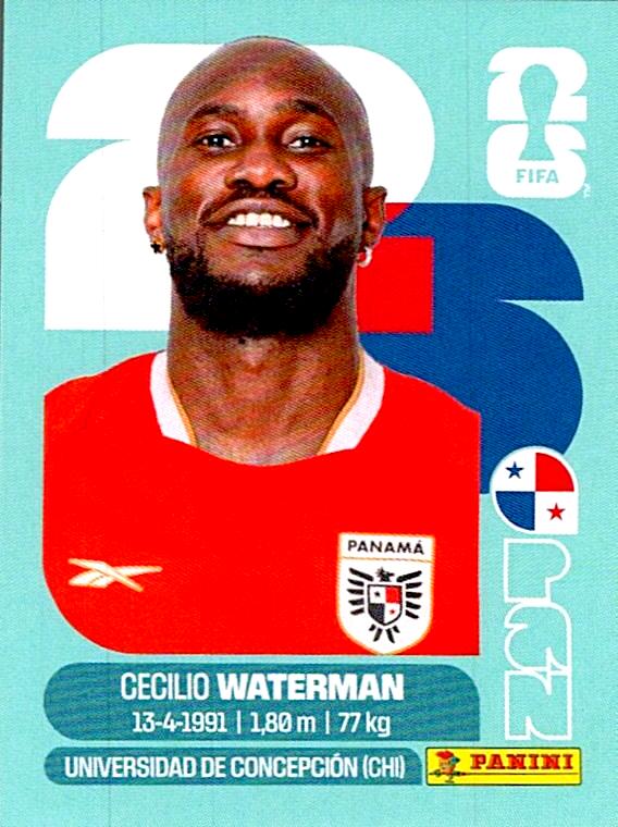 STICKERS FIFA WORLD CUP 2026 CECILIO WATERMAN NºPAN 18