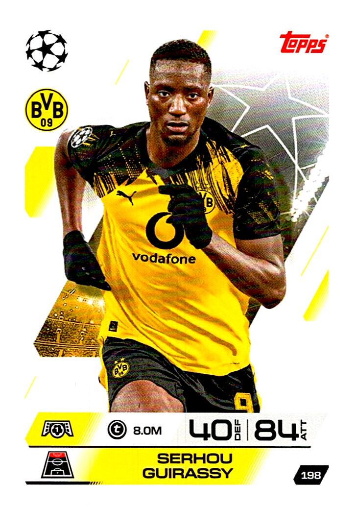 MATCH ATTAX CHAMPIONS LEAGUE 2025/2026 SERHOU GUIRASSY Nº198