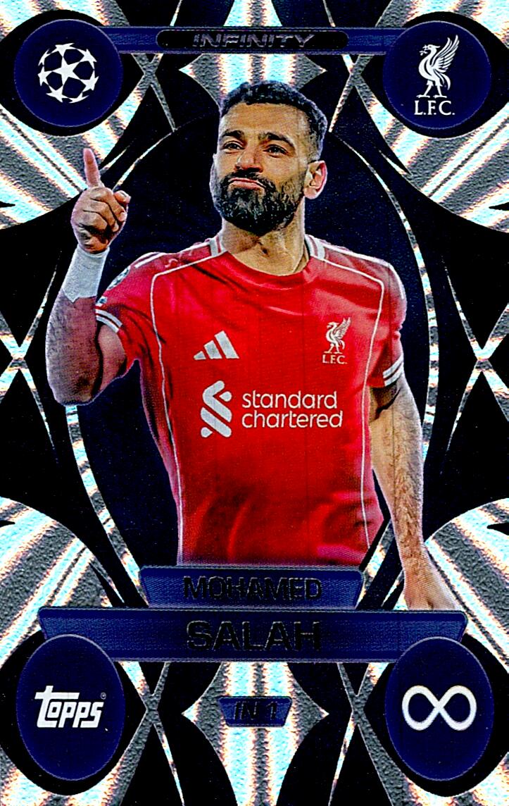 MATCH ATTAX CHAMPIONS LEAGUE 2025/2026 MOHAMED SALAH INFINITY NºIN1