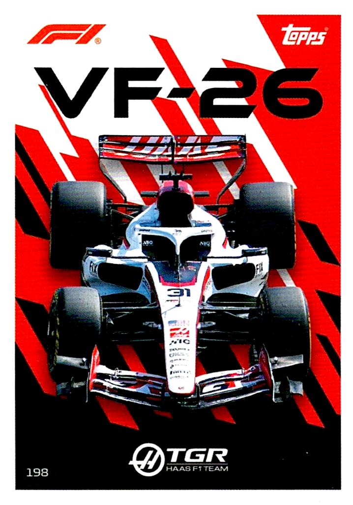 TURBO ATTAX FORMULA 1 2026 ESTEBAN OCON HAAS VF-26 Nº198