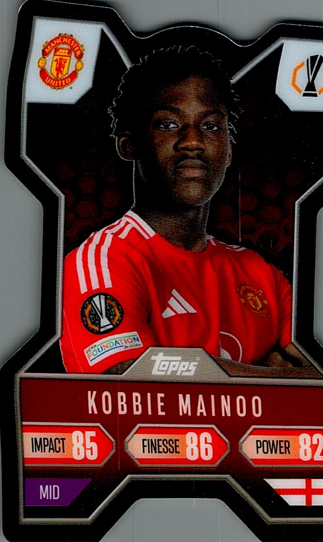 Match Attax Extra 2025 Kobbie Mainoo Chrome X nºCX2