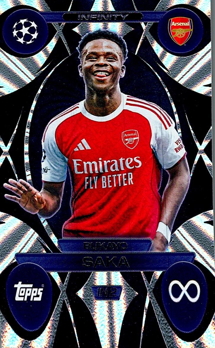 MATCH ATTAX CHAMPIONS LEAGUE 2025/2026 SAKA INFINITY NºIN2