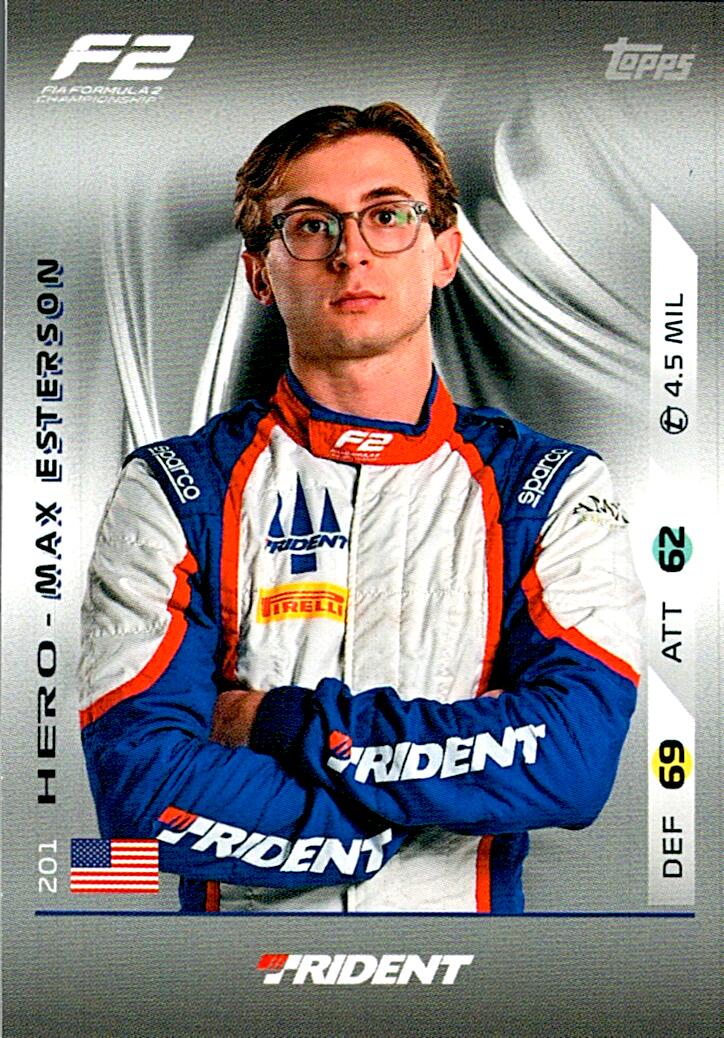 Turbo Attax 2025 MAX ESTERSON nº201