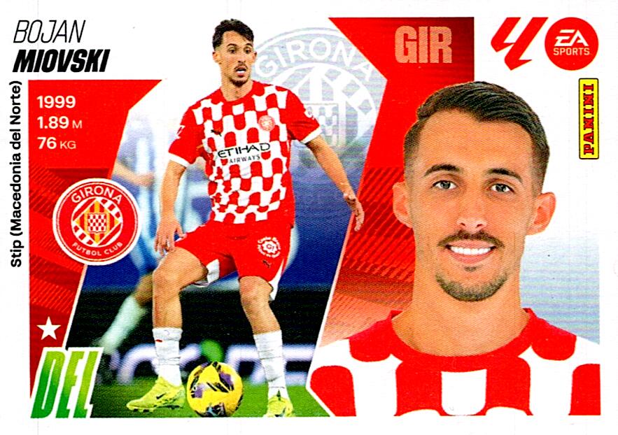 LIGA ESTE 2025/2026 GIRONA FC MIOVSKI Nº20B