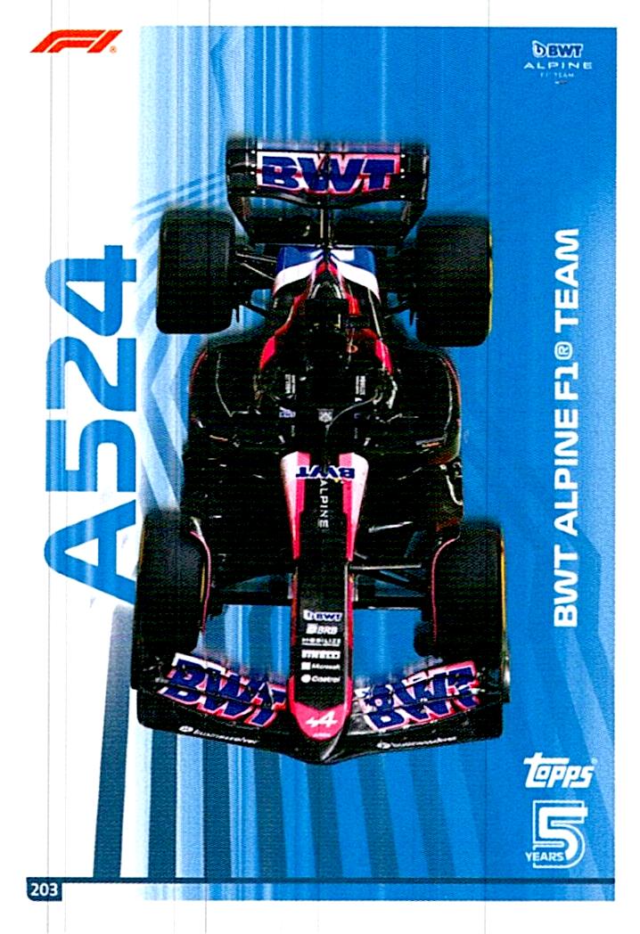 TOPPS TURBO ATTAX 2024 Nº203