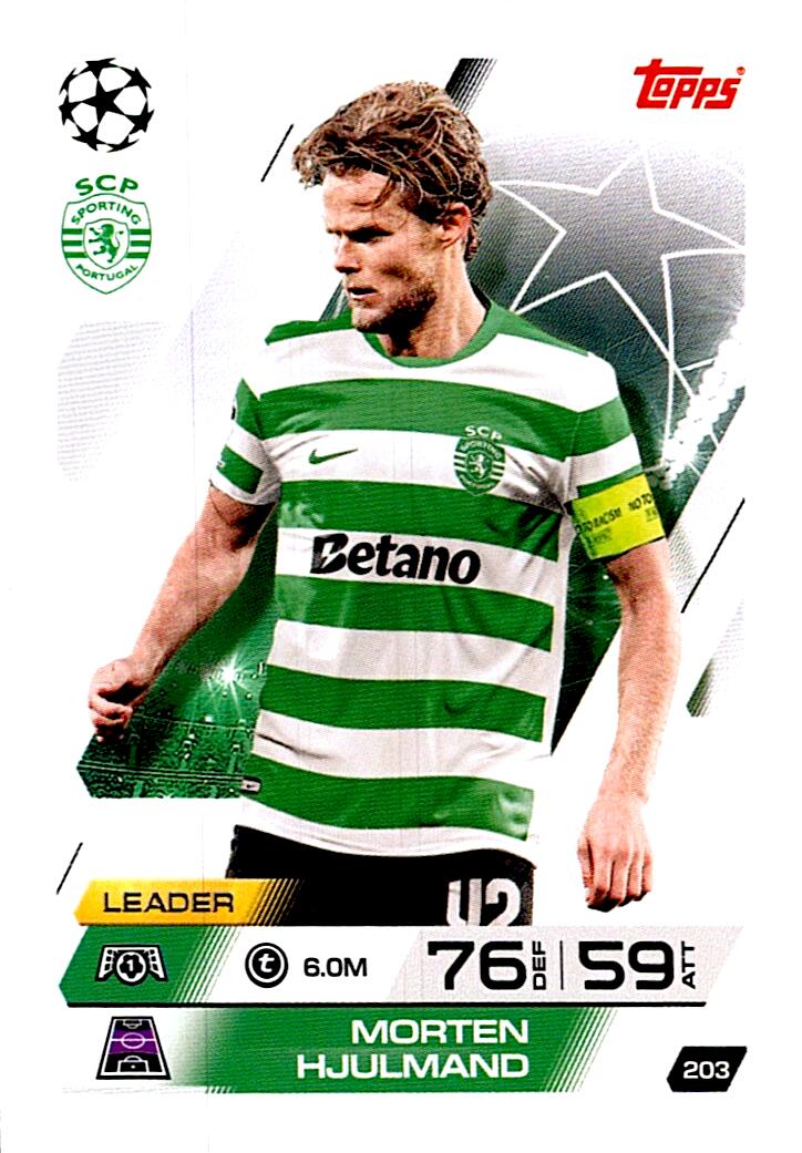 MATCH ATTAX CHAMPIONS LEAGUE 2025/2026 MORTEN HJULMAND Nº203
