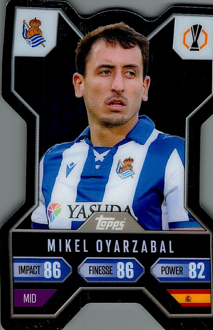Match Attax Extra 2025 Mikel Oyarzabal Chrome X nºCX4